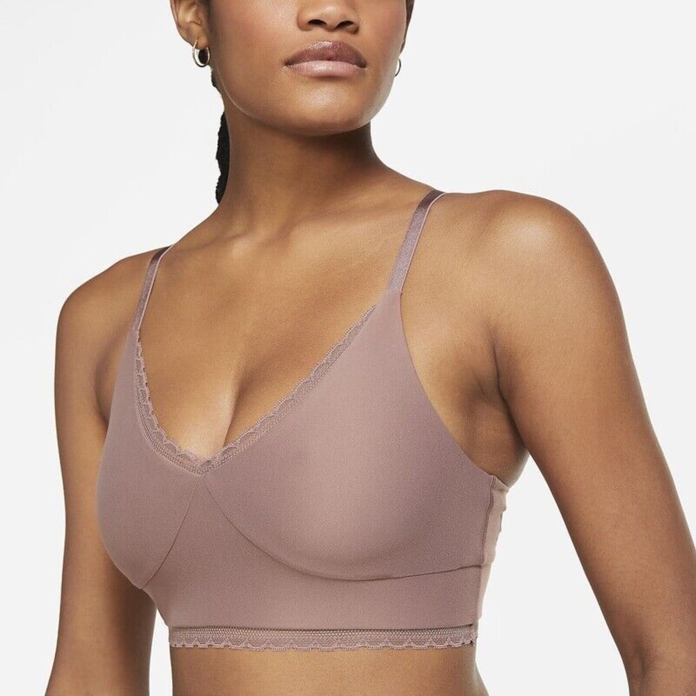 NWOT Nike Indy Lace Sport Bra - Small - Dri-FIT Black